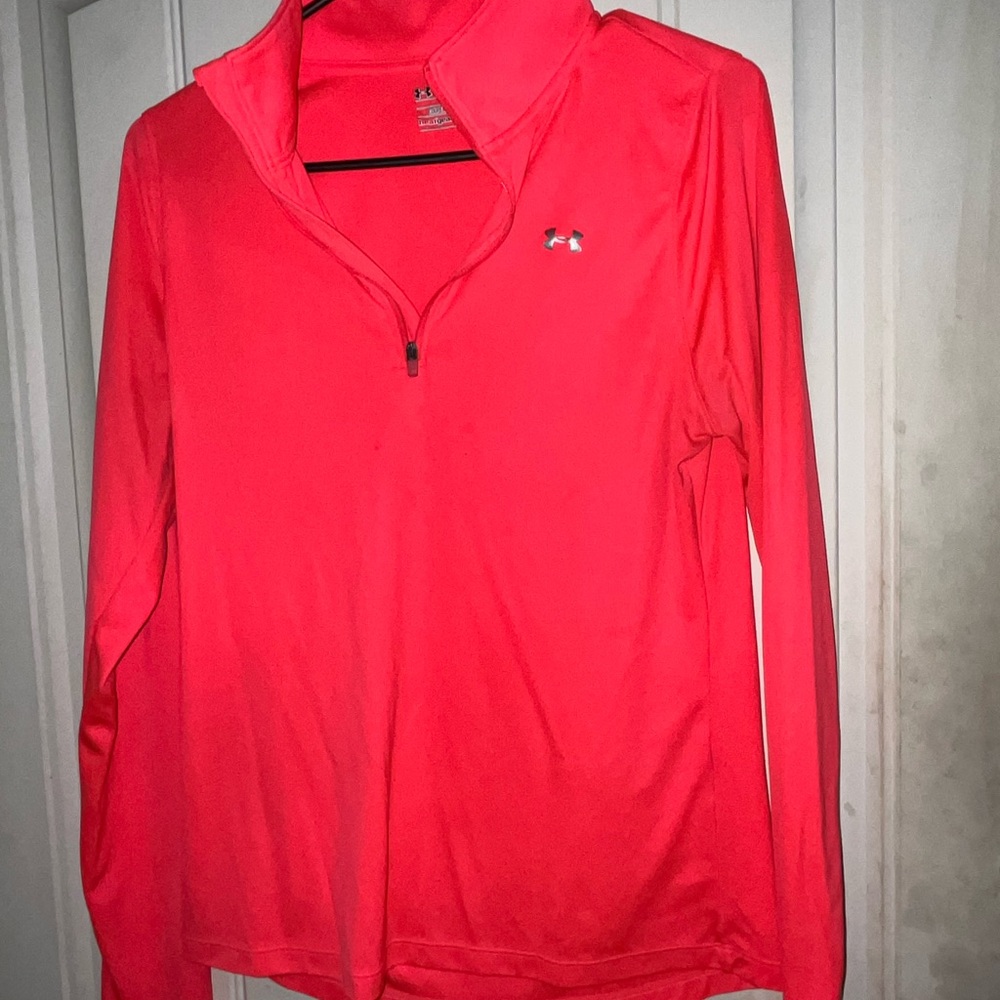 Under Armour Women's Quarter-Zip Pullover - Hot Pink